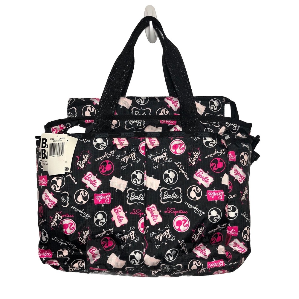 LeSportsac Barbie Sparkle Ryan Baby Bag Diaper‎ Bag Changing Pad 7532 K151 Black - Picture 12 of 14